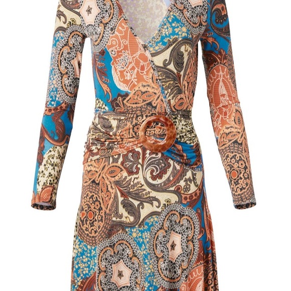 Printed Handkerchief Dress - Picture 3 of 4